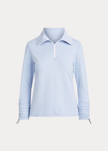 Ralph Lauren Quarter-Zip Golfové Pullover Blankyt | 9WCh6JBn