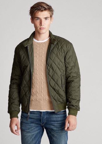 Ralph Lauren Quilted Jacket Olivy Zelené | 5gPeySQ7