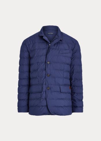 Ralph Lauren Quilted Vody-Repellent Jacket Tmavě Blankyt | 992Y2YSS