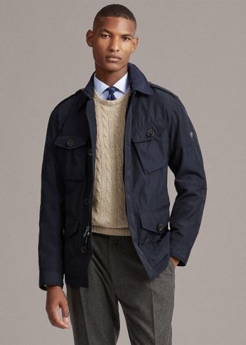 Ralph Lauren RLX Field Jacket Tmavě Blankyt | KWkr0X31