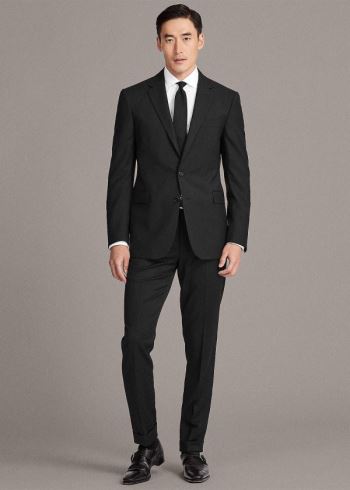 Ralph Lauren RLX Gregory Wool Twill Suit Černé | P2Z4zOTr