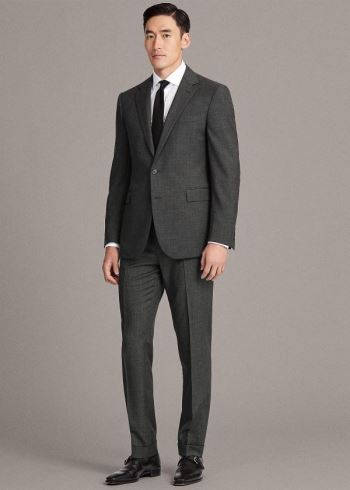 Ralph Lauren RLX Gregory Wool Twill Suit Tmavě Šedé | lRyD2KbF