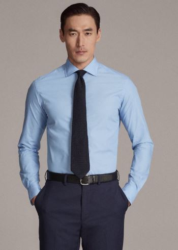 Ralph Lauren RLX Tailored Fit Stretch Shirt Světle Blankyt | E9lj5WXS