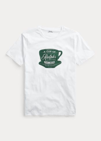 Ralph Lauren Ralph's Coffee T-Shirt Bílé | sSDNZsrC