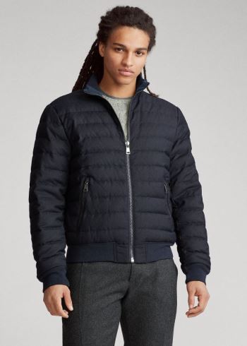 Ralph Lauren Reversible Down Jacket Tmavě Blankyt | vovBARgf