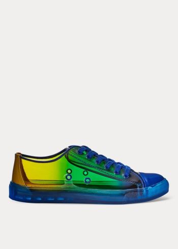 Ralph Lauren Rubie Dip-Dye Sneakers Královská Modrá Blankyt Žluté | 1g0qZpg6