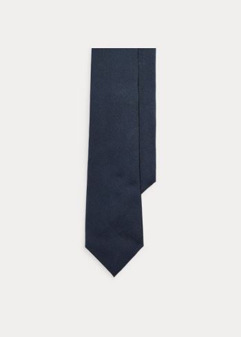 Ralph Lauren Satin Backed Faille Tie Tmavě Blankyt | F5mHtTB7