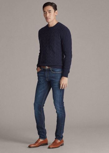 Ralph Lauren Skinny Fit Stretch Jean Tmavě Indigo | 93n3mKX6