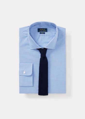 Ralph Lauren Slim Fit Bavlněné Šaty Shirt Blankyt Bílé | F0Vcvifv