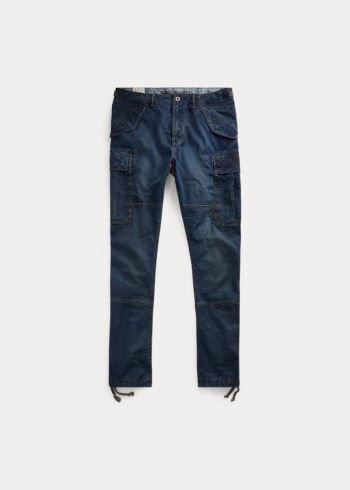 Ralph Lauren Slim Fit Denim Cargo Pant Tmavě Blankyt | 4GWtJd7W