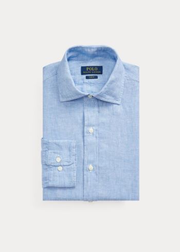 Ralph Lauren Slim Fit Linen Shirt Blankyt Bílé | xzAfkJhF