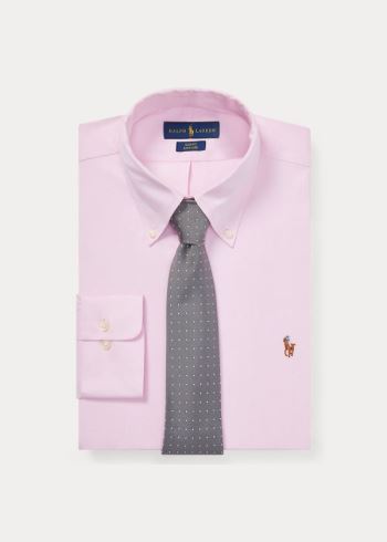 Ralph Lauren Slim Fit Oxford Shirt Růžové Bílé | 2T0CeP4r