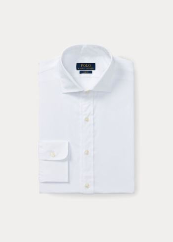 Ralph Lauren Slim-Fit Poplin Estate Shirt Bílé | Bp7nmH5U