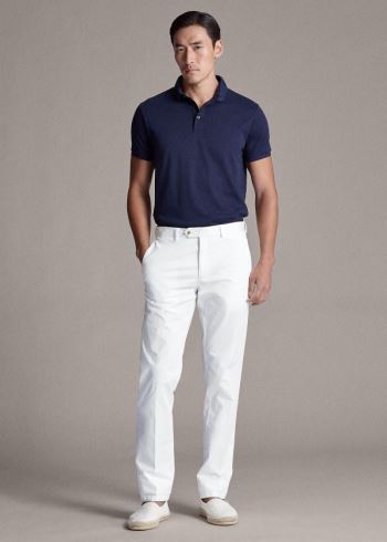 Ralph Lauren Slim Fit Stretch Chino Pant Bílé | o0sSFxmC