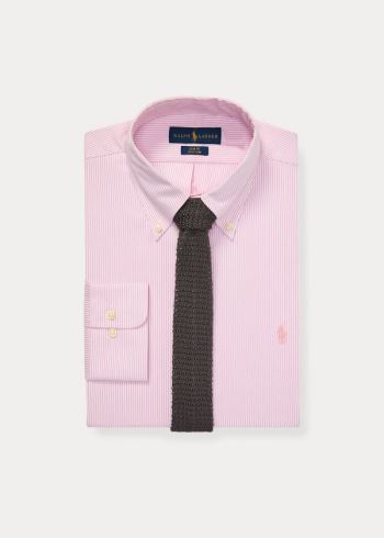 Ralph Lauren Slim Fit Striped Oxford Shirt Růžové Bílé | EIVEDw76