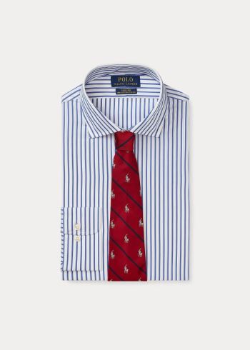 Ralph Lauren Slim Fit Striped Poplin Shirt Blankyt Bílé | jgBih3c3