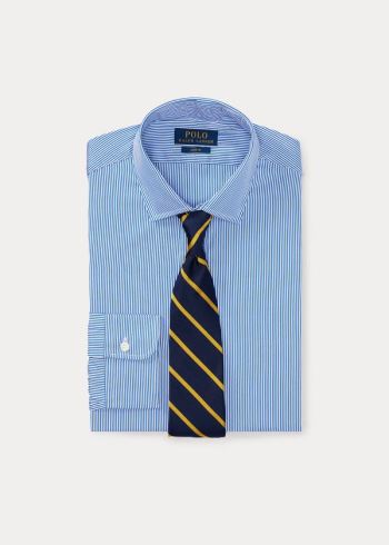 Ralph Lauren Slim Fit Striped Shirt Blankyt Bílé | 9IxJXBcb