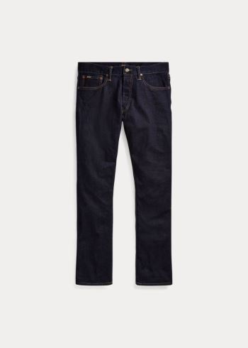 Ralph Lauren Slim Straight Selvedge Jean Tmavě Blankyt Blankyt Světle Modré | q8UesRnA