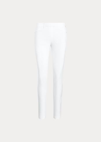 Ralph Lauren Stretch Atletické Golfové Pant Bílé | TvROduX7