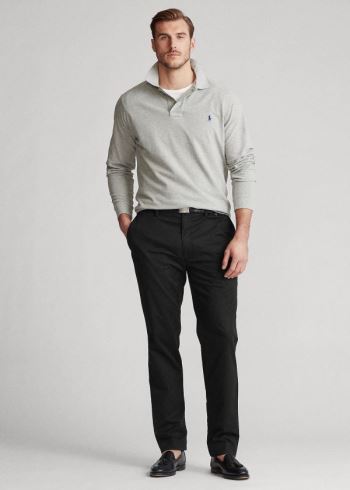 Ralph Lauren Stretch Classic Fit Chino Pant Černé | rbo8TnPd