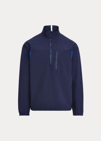 Ralph Lauren Stretch Pullover Jacket Tmavě Blankyt | 2c0g8s2H