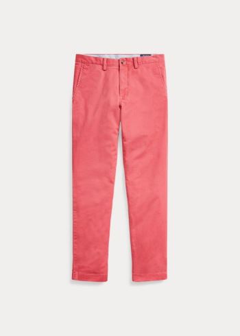 Ralph Lauren Stretch Straight Fit Chino Červené | GFL13kz7