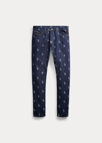 Ralph Lauren Sullivan Slim Embroidered Jean Tmavě Blankyt Viacfarebný | iNkQnBB7