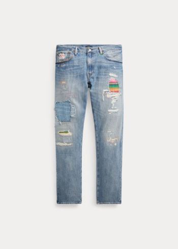 Ralph Lauren Sullivan Slim Repaired Jean Blankyt Blankyt Světle Modré | GgCp798k