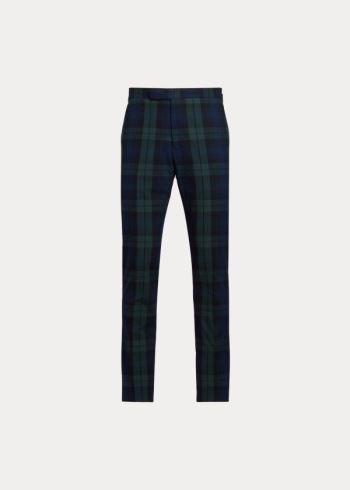 Ralph Lauren Tartan Seersucker Suit Trouser Zelene Černé Tmavě Blankyt | NWDyqUEQ