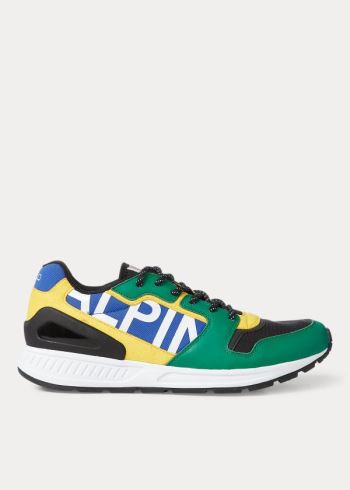 Ralph Lauren Train 100 Tech-Semišové Sneakers Zelene Viacfarebný | 6ewy1LPm