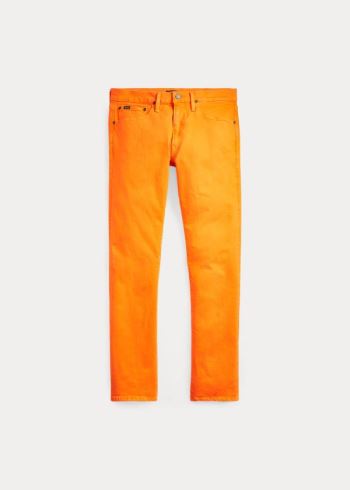 Ralph Lauren Varick Slim Straight Jean Oranžové | UvAIqQWM