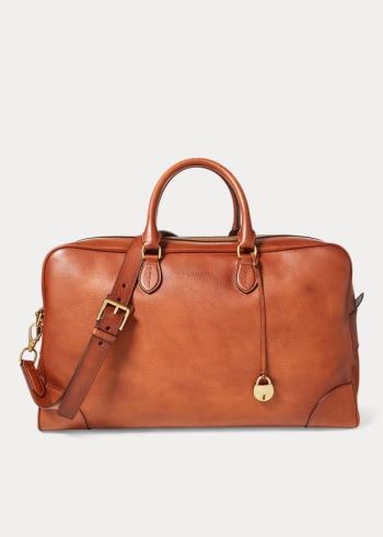 Ralph Lauren Weekender Vachetta Duffel Hnědé | I5sClDuQ